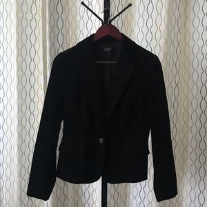 Black velvet blazer by Talbots